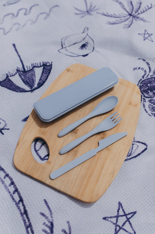 Out&About Cutlery Set | Sea