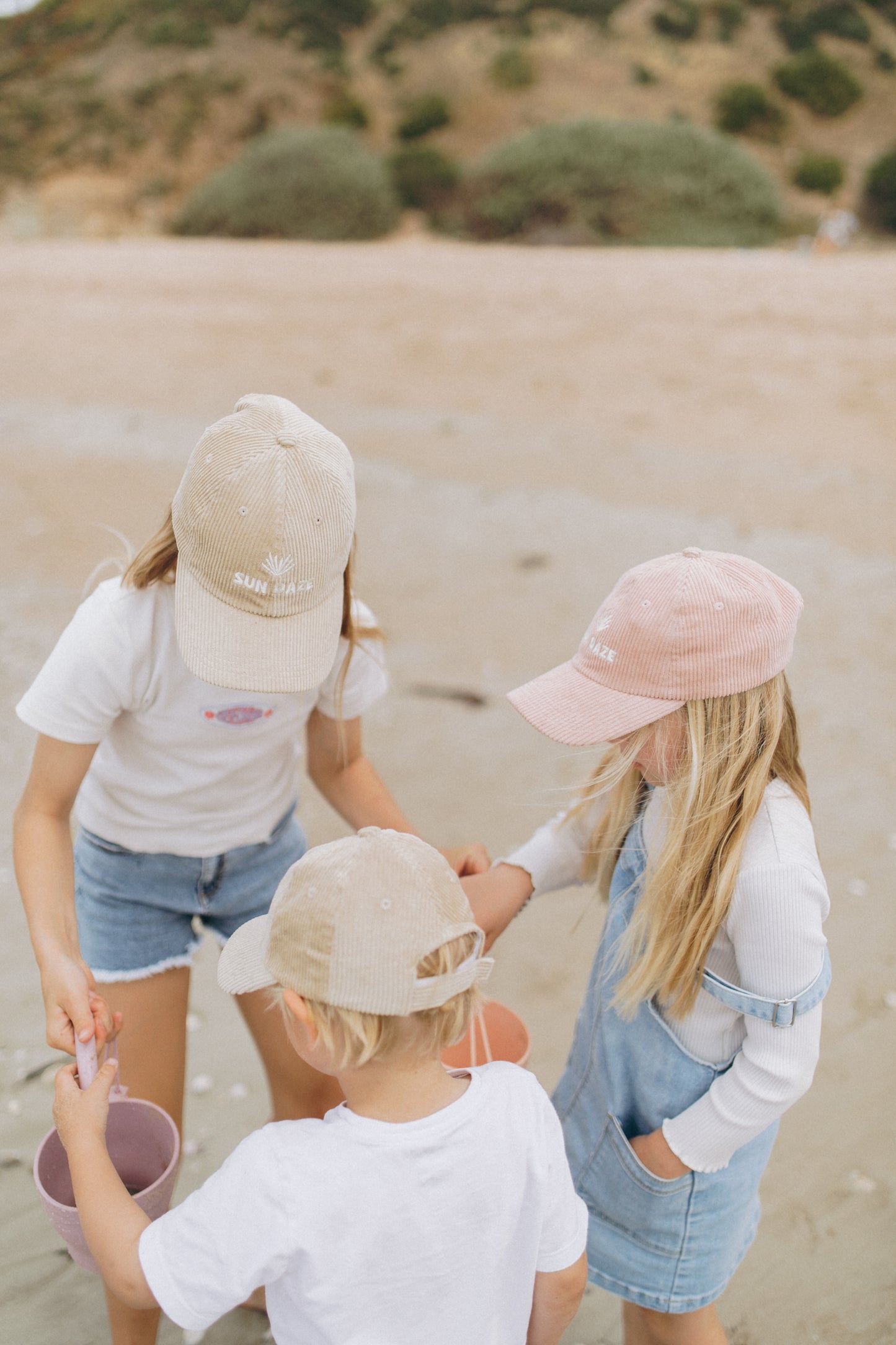 Kids Corduroy Cap | Sand